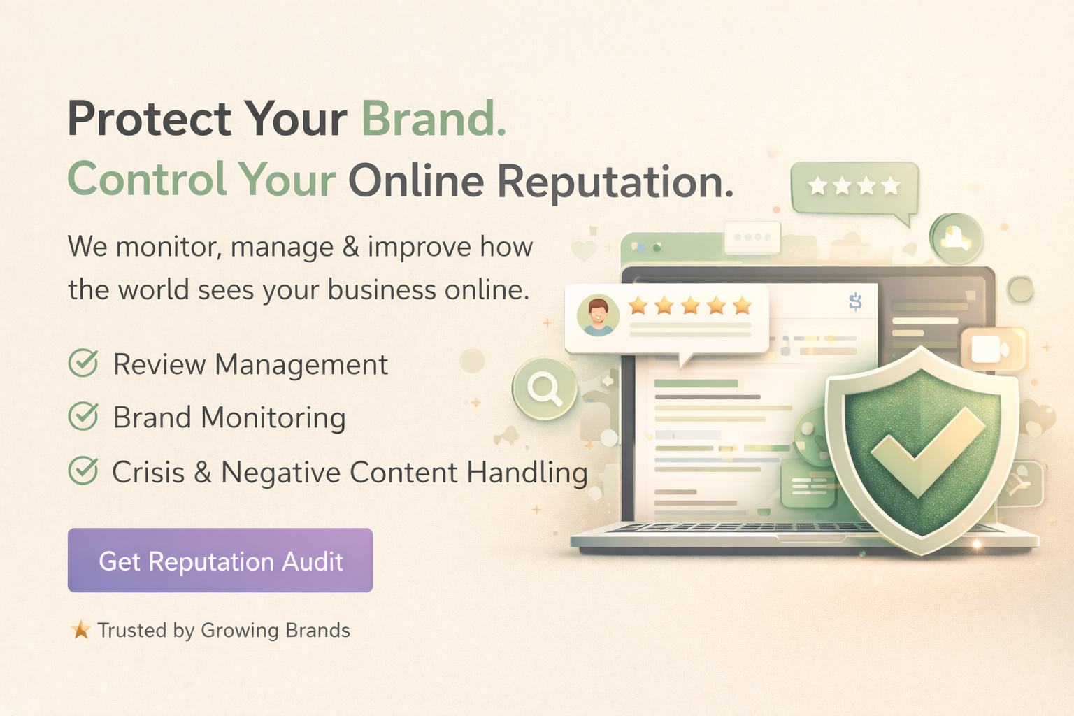 Protect your brand online reputation